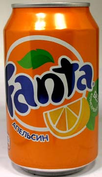 FULL NEW 11oz 330ml Can Genuine Russian Coca-Cola Orange Fanta Russia ...