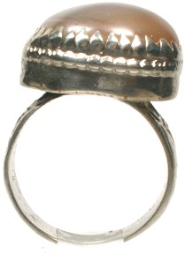 18thC Russian Crimean Tatars Silver Ring Genuine Orange Carnelian ...