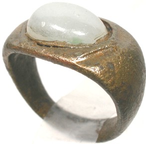 AD300 Roman Carthage (Tunisia Africa) Ring Sz5½ + 3ct Antique 19thC ...